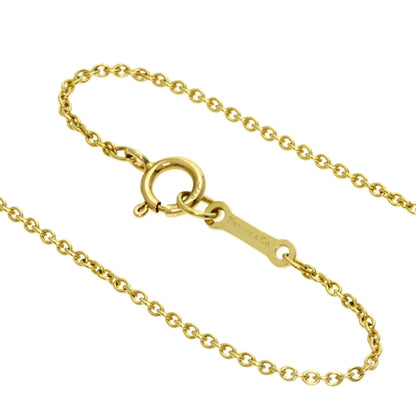 TIFFANY&Co. Bean Necklace K18 Yellow Gold Ladies [Used]