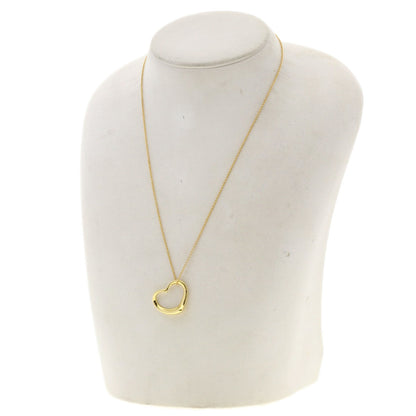 TIFFANY&Co. Open heart Necklace K18 Yellow Gold Ladies [Used]