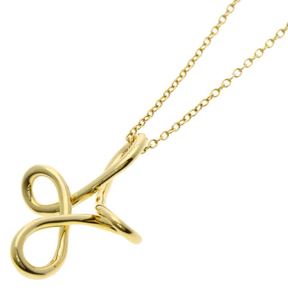 TIFFANY&Co. Infinity cross Necklace K18 Yellow Gold Ladies [Used]