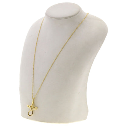 TIFFANY&Co. Infinity cross Necklace K18 Yellow Gold Ladies [Used]