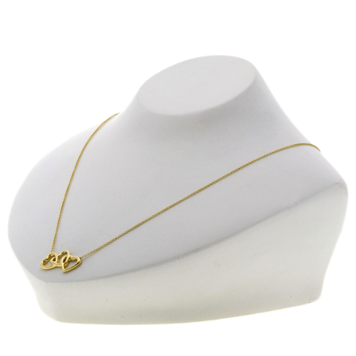 TIFFANY&Co. Triple heart Necklace K18 Yellow Gold Ladies [Used]