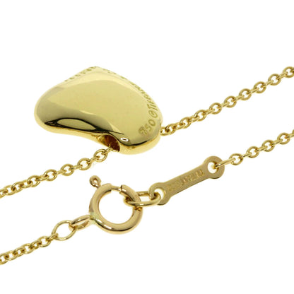 TIFFANY&Co. Full heart Necklace K18 Yellow Gold Ladies [Used]