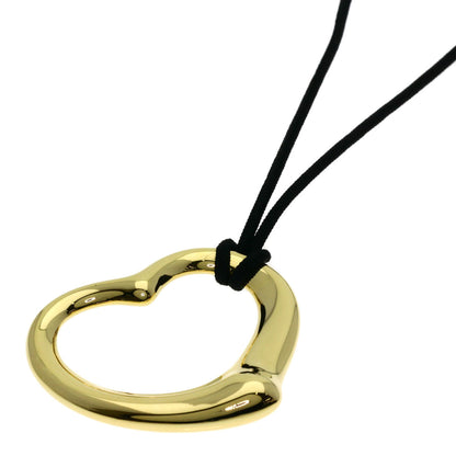 TIFFANY&Co. Open heart Necklace K18 Yellow Gold Ladies [Used]