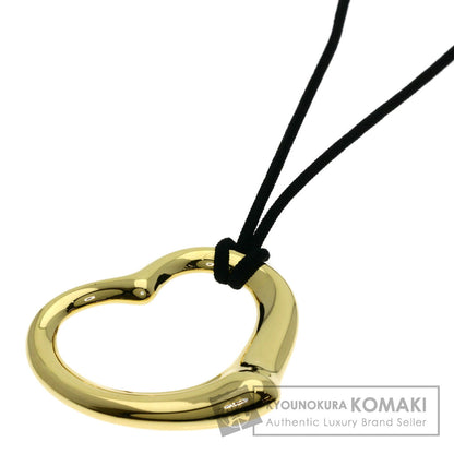 TIFFANY&Co. Open heart Necklace K18 Yellow Gold Ladies [Used]