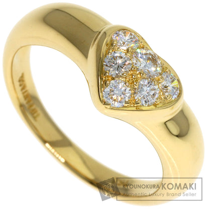 TIFFANY&Co. Heart Diamond Ring K18 Yellow Gold Ladies [Used]