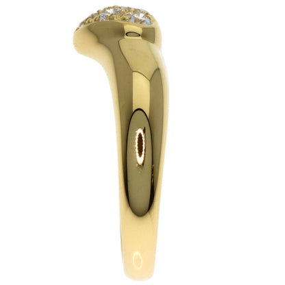 TIFFANY&Co. Heart Diamond Ring K18 Yellow Gold Ladies [Used]