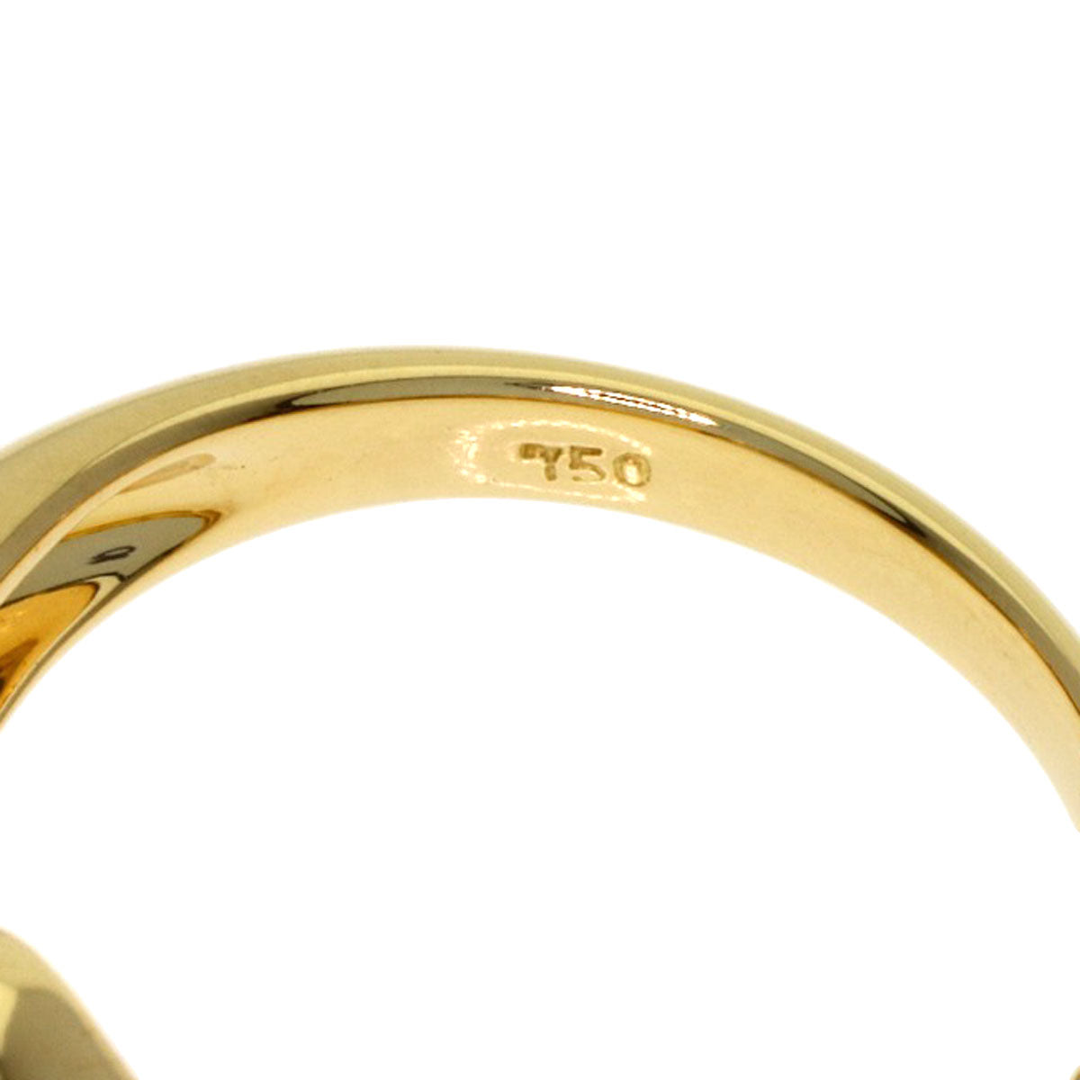 TIFFANY&Co. Heart Diamond Ring K18 Yellow Gold Ladies [Used]