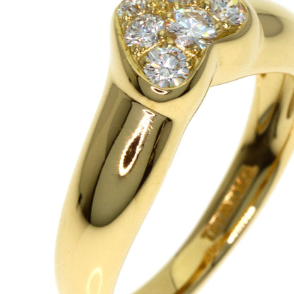 TIFFANY&Co. Heart Diamond Ring K18 Yellow Gold Ladies [Used]