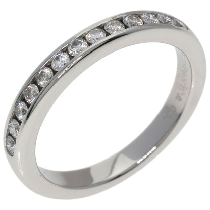 TIFFANY&Co. Half eternity Diamond Ring Platinum PT950 Ladies [Used]