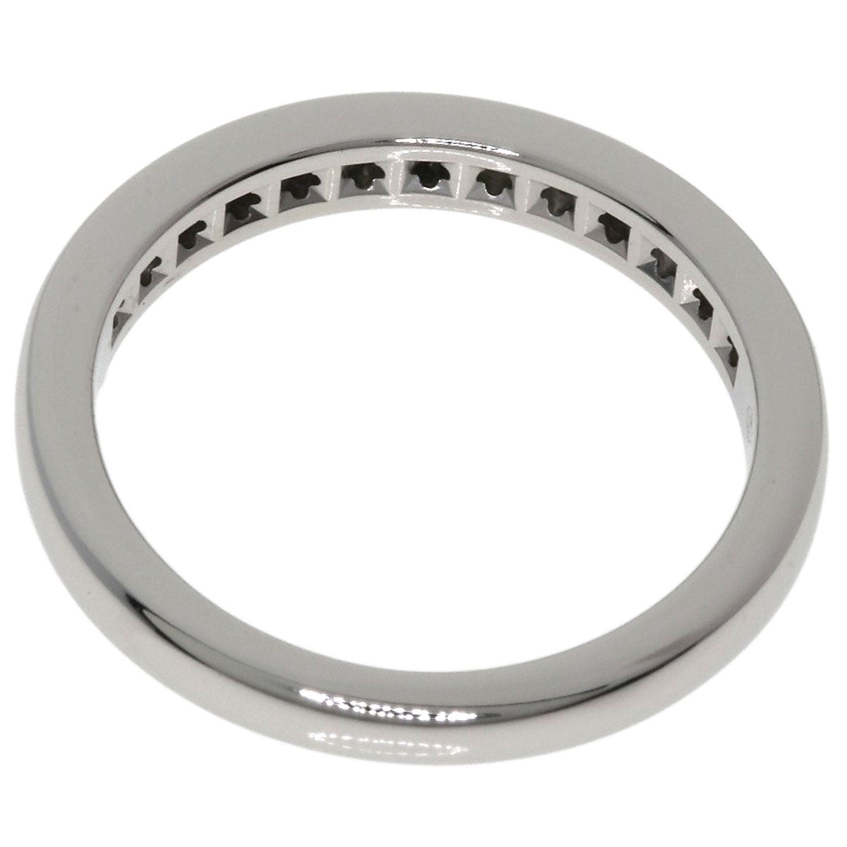 TIFFANY&Co. Half eternity Diamond Ring Platinum PT950 Ladies [Used]