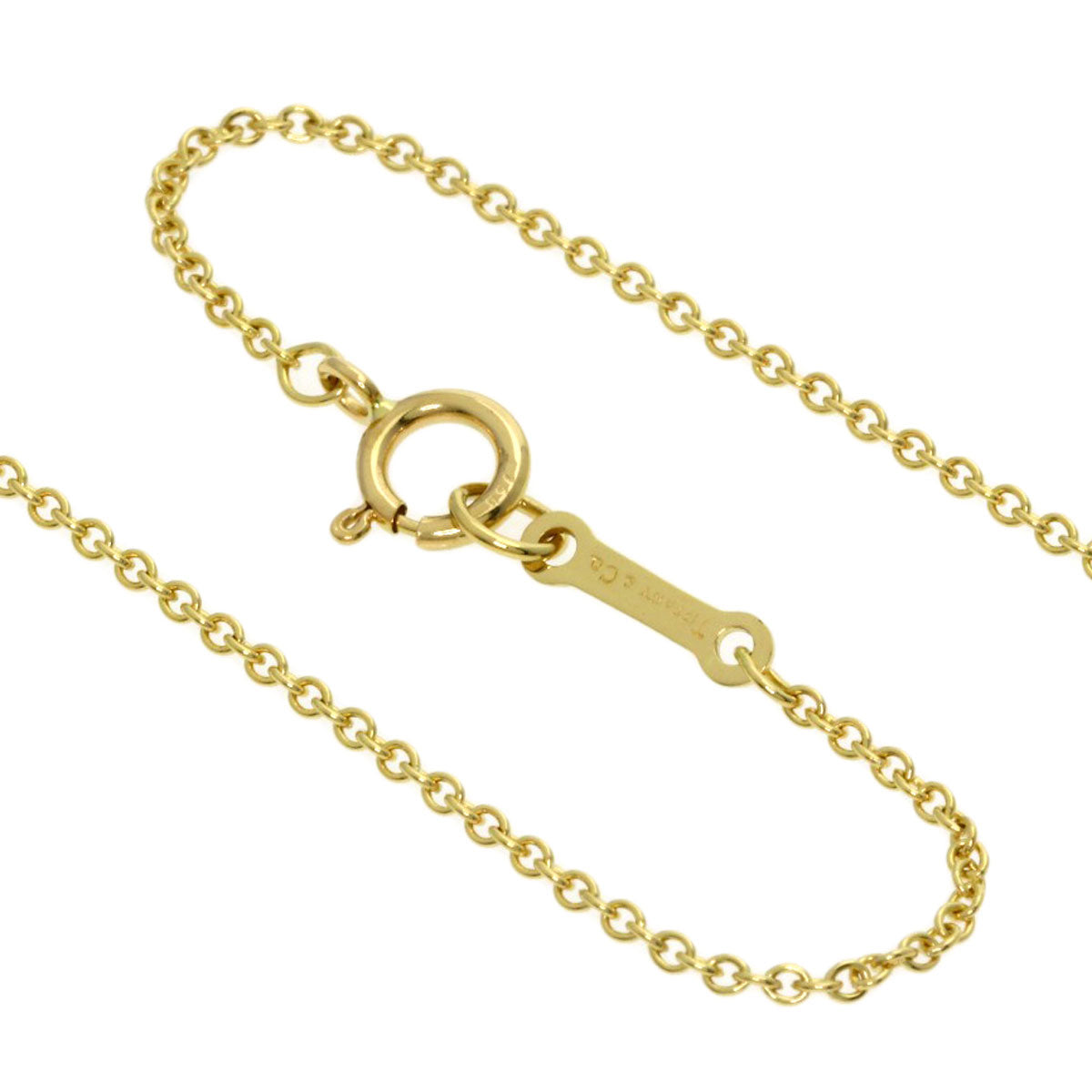 TIFFANY&Co. Bean Necklace K18 Yellow Gold Ladies [Used]