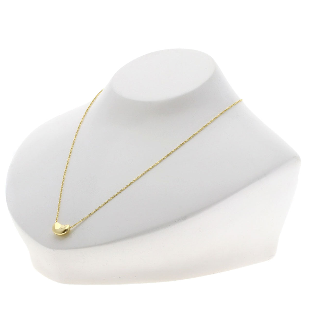 TIFFANY&Co. Bean Necklace K18 Yellow Gold Ladies [Used]