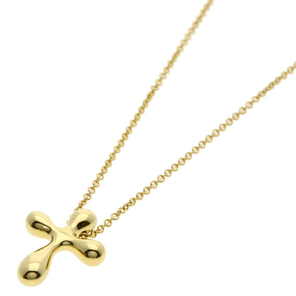 TIFFANY&Co. Small cross Necklace K18 Yellow Gold Ladies [Used]