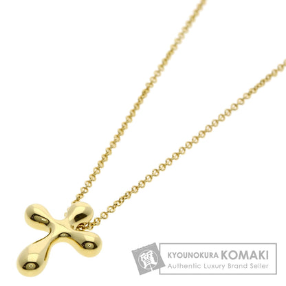 TIFFANY&Co. Small cross Necklace K18 Yellow Gold Ladies [Used]