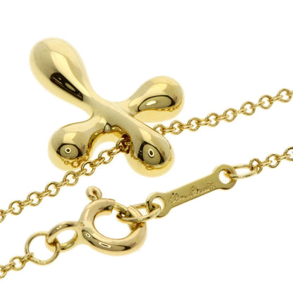 TIFFANY&Co. Small cross Necklace K18 Yellow Gold Ladies [Used]
