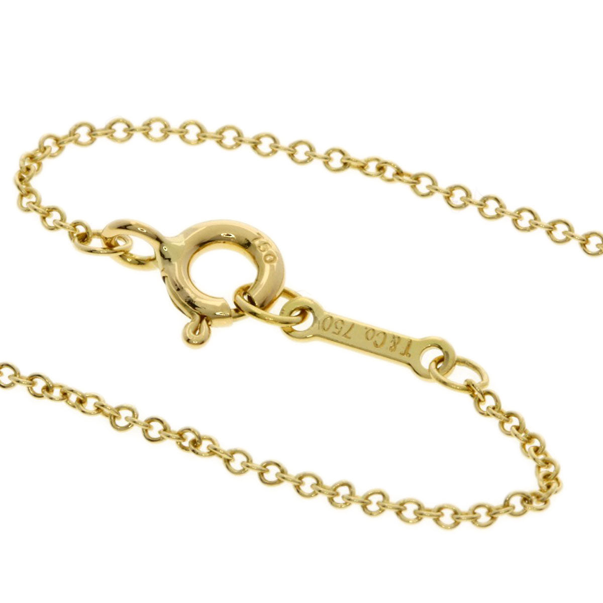 TIFFANY&Co. Small cross Necklace K18 Yellow Gold Ladies [Used]