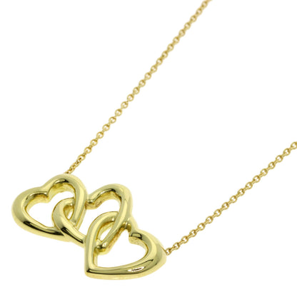 TIFFANY&Co. Triple heart Necklace K18 Yellow Gold Ladies [Used]