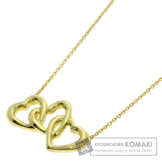 TIFFANY&Co. Triple heart Necklace K18 Yellow Gold Ladies [Used]