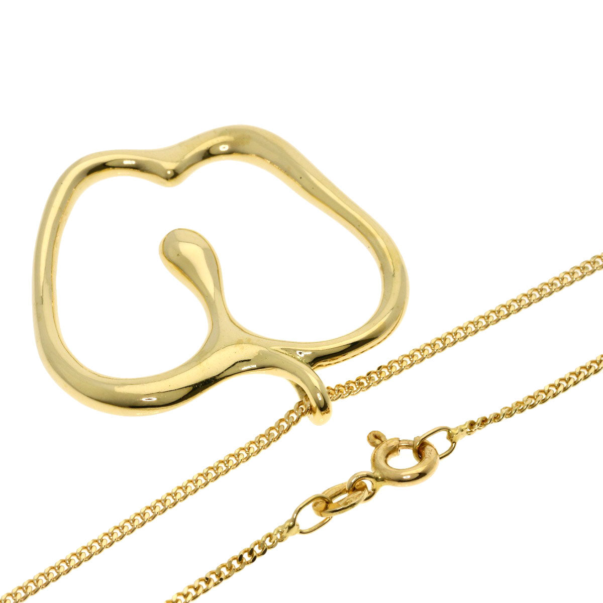 TIFFANY&Co. Apple large Necklace K18 Yellow Gold Ladies [Used]