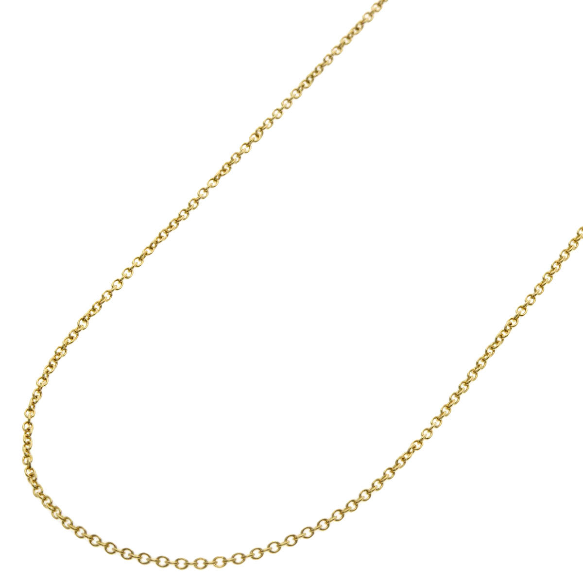TIFFANY&Co. Chain 15.4" Necklace K18 Yellow Gold Ladies [Used]