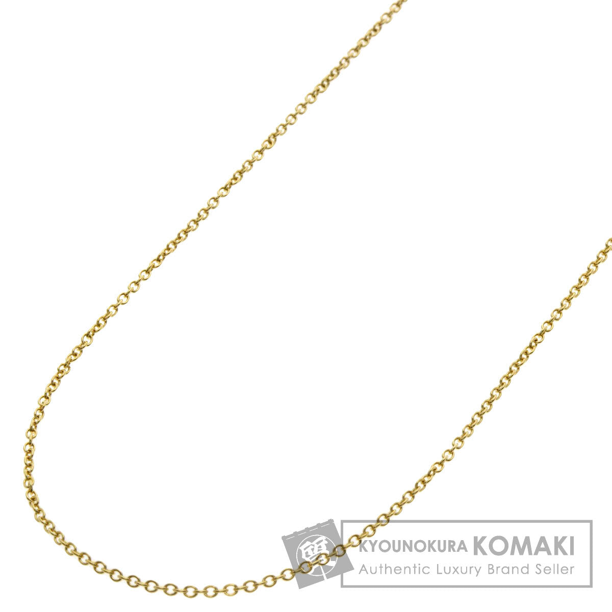TIFFANY&Co. Chain 15.4" Necklace K18 Yellow Gold Ladies [Used]