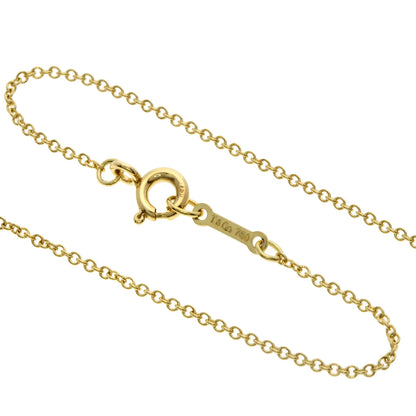 TIFFANY&Co. Chain 15.4" Necklace K18 Yellow Gold Ladies [Used]