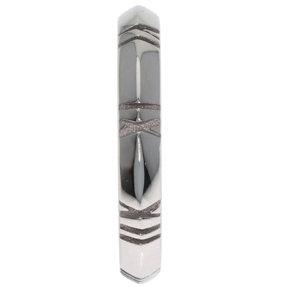 TIFFANY&Co. Atlas X Closed Narrow Ring K18 White Gold Ladies [Used]