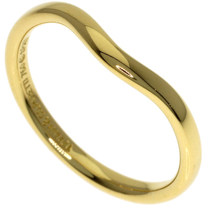 TIFFANY&Co. Curved band Ring K18 Yellow Gold Ladies [Used]
