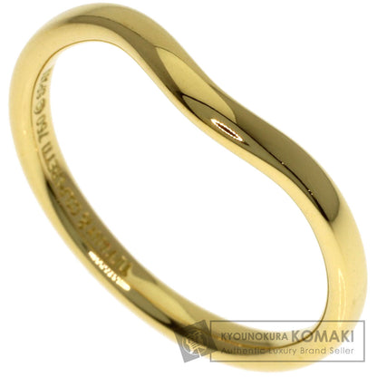 TIFFANY&Co. Curved band Ring K18 Yellow Gold Ladies [Used]