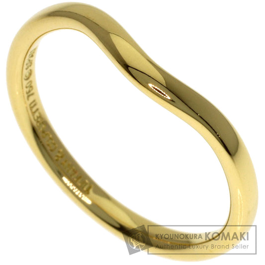 TIFFANY&Co. Curved band Ring K18 Yellow Gold Ladies [Used]
