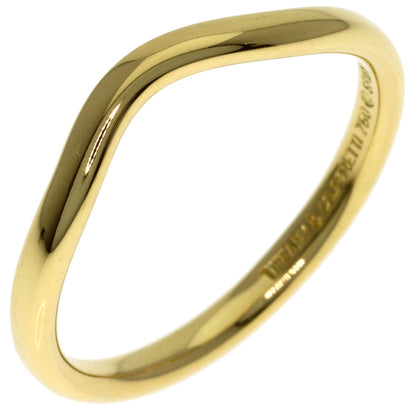 TIFFANY&Co. Curved band Ring K18 Yellow Gold Ladies [Used]