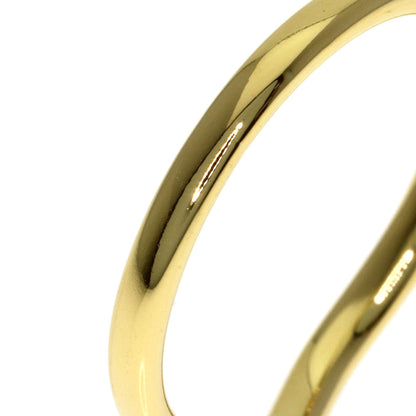 TIFFANY&Co. Curved band Ring K18 Yellow Gold Ladies [Used]