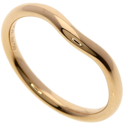 TIFFANY&Co. Curved band Ring K18 Pink Gold Ladies [Used]