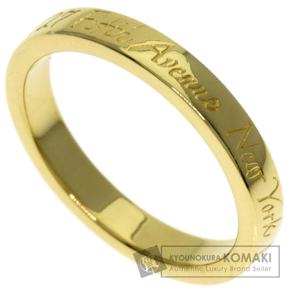 TIFFANY&Co. Notes Ring K18 Yellow Gold Ladies [Used]