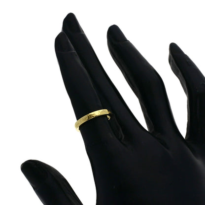 TIFFANY&Co. Notes Ring K18 Yellow Gold Ladies [Used]