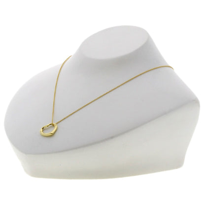TIFFANY&Co. Open heart Necklace K18 Yellow Gold Ladies [Used]