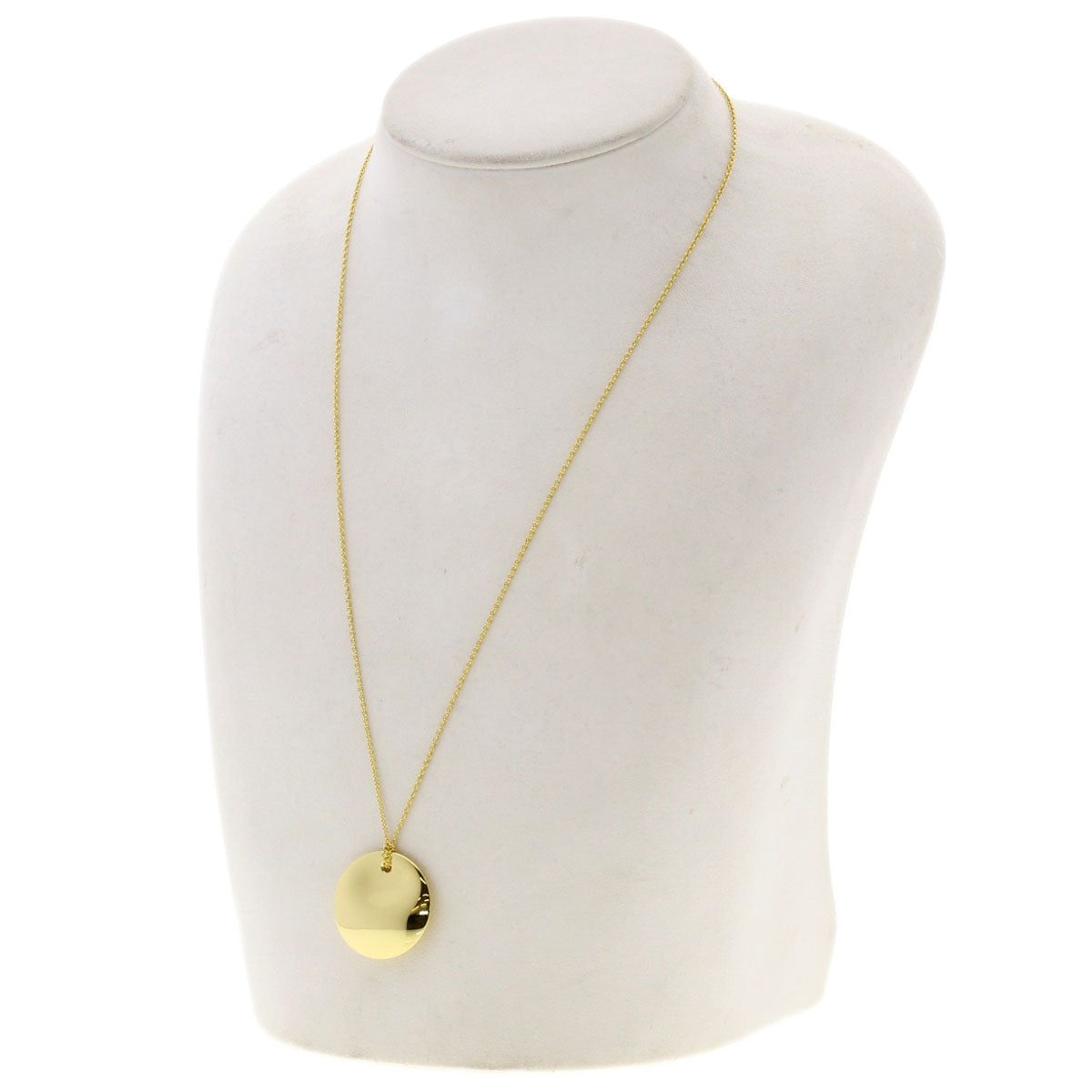 TIFFANY&Co. round Necklace K18 Yellow Gold Ladies [Used]