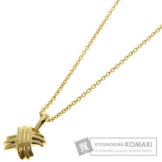 TIFFANY&Co. Signature Necklace K18 Yellow Gold Ladies [Used]
