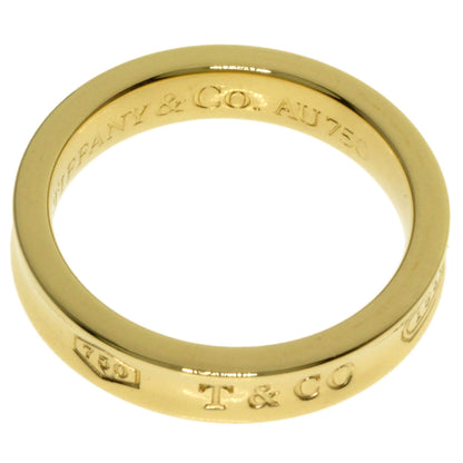 TIFFANY&Co. 1837 Narrow Ring K18 Yellow Gold Ladies [Used]
