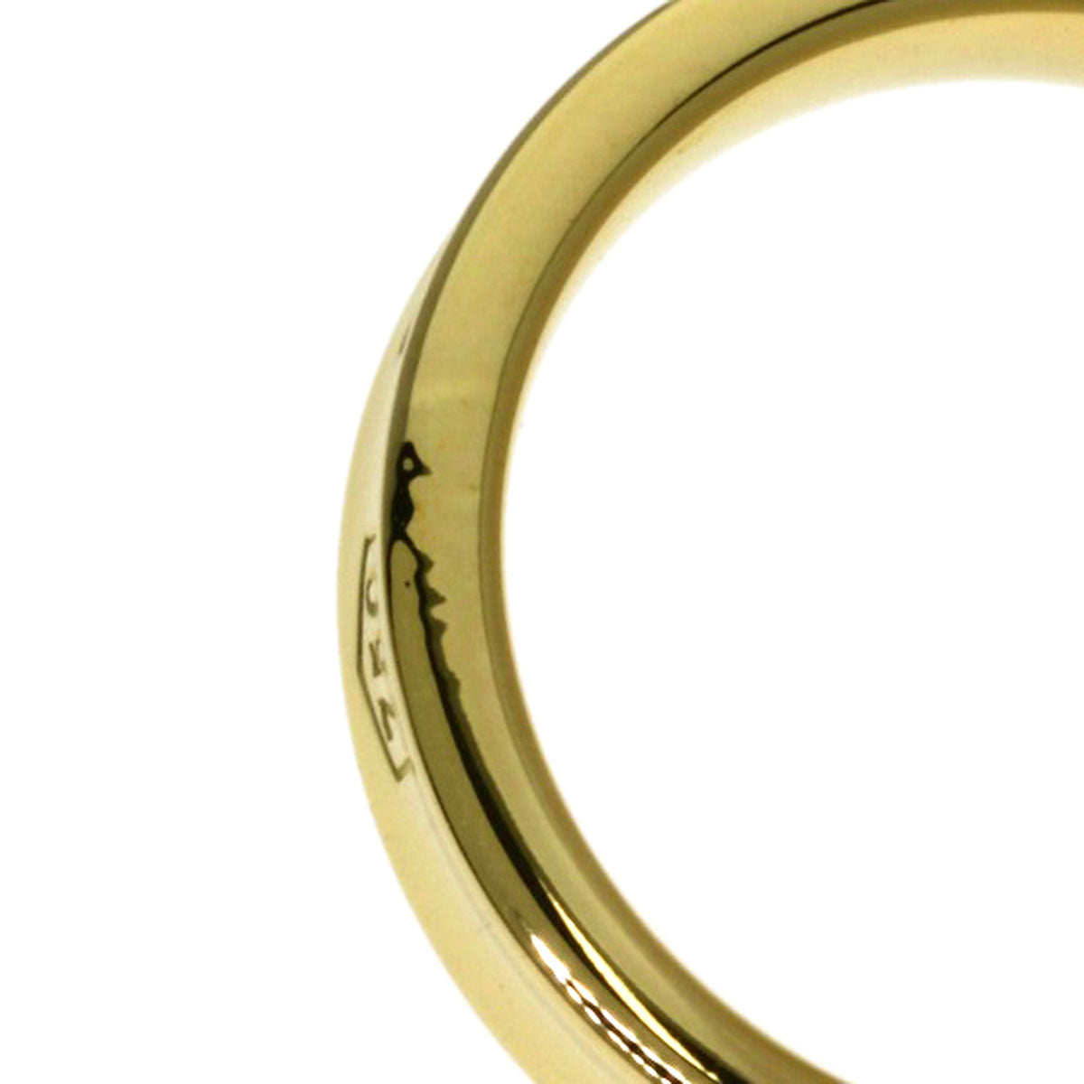 TIFFANY&Co. 1837 Narrow Ring K18 Yellow Gold Ladies [Used]