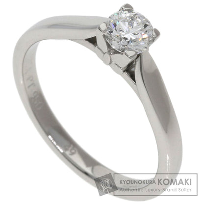 Van Cleef & Arpels Bonheur Solitaire Diamond #49 Ring Platinum PT950 Ladies [Used]
