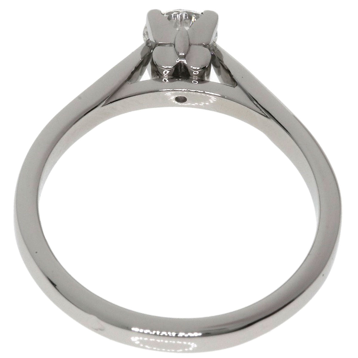 Van Cleef & Arpels Bonheur Solitaire Diamond #49 Ring Platinum PT950 Ladies [Used]