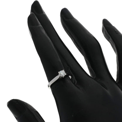 Van Cleef & Arpels Bonheur Solitaire Diamond #49 Ring Platinum PT950 Ladies [Used]