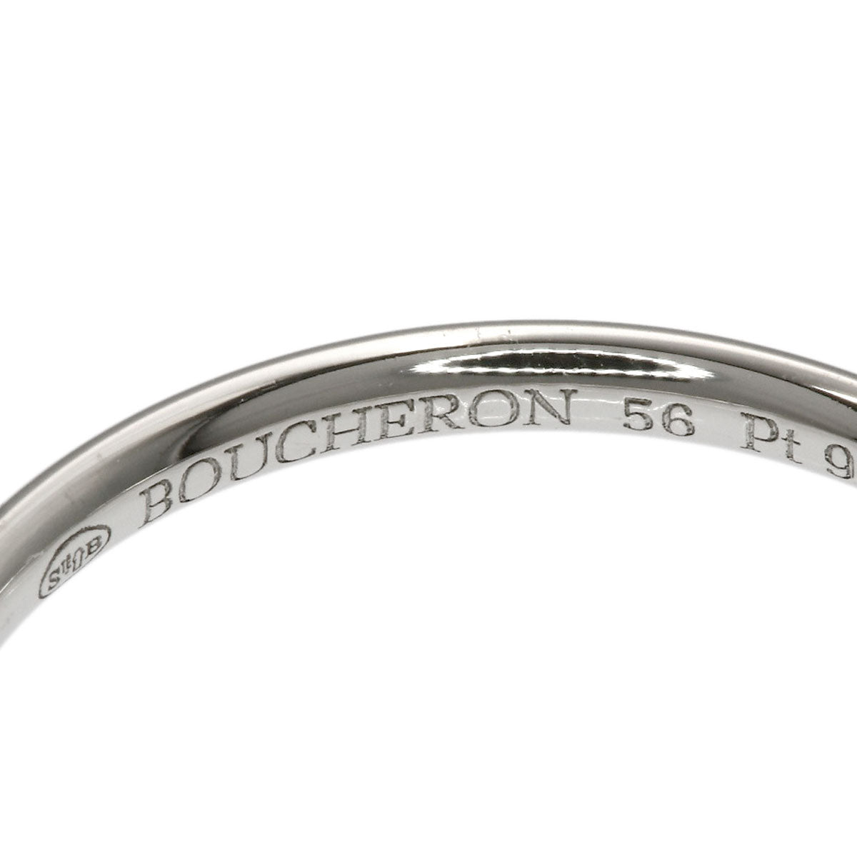 Boucheron Wedding #56 Ring Platinum PT950 Ladies [Used]