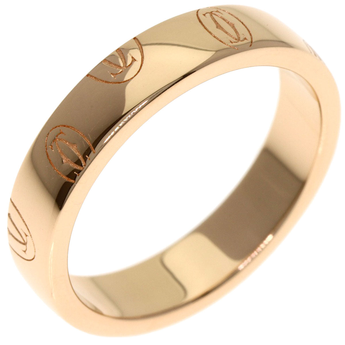 CARTIER Happy birthday # 49 Ring K18 Pink Gold Ladies [Used]