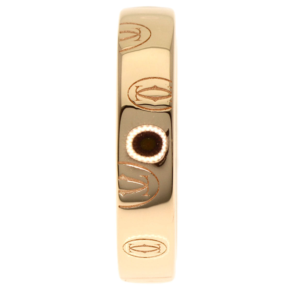 CARTIER Happy birthday # 49 Ring K18 Pink Gold Ladies [Used]
