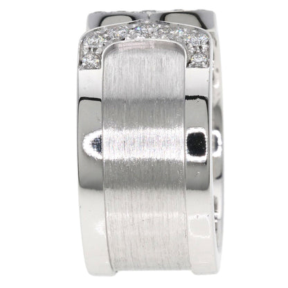 CARTIER C2 Ring Diamond #51 Ring K18 White Gold Ladies [Used]