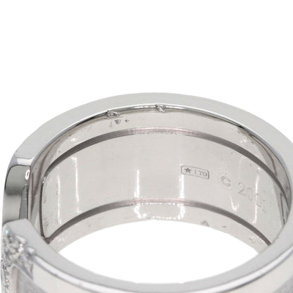 CARTIER C2 Ring Diamond #51 Ring K18 White Gold Ladies [Used]