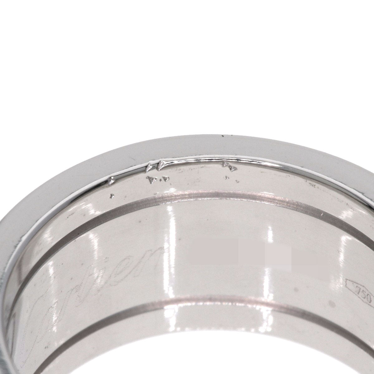 CARTIER C2 Ring Diamond #51 Ring K18 White Gold Ladies [Used]