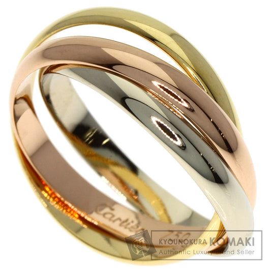 CARTIER Trinity SM #50 Ring K18 Yellow Gold 18K Pink GoldLadies [Used]